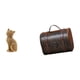 thumbnail image 1 of Estatua de gato, figura de escritorio, joyero de madera, organizador decorativo creativo, adorno de resina y madera, ideal para mujeres, hombres y niñ, 1 of 8