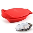 thumbnail image 1 of KAKOWELY 3Pcs Red Shellfish Opening Tool Silicone Oyster Shucker for Home and Restaurant Use, 1 of 8