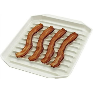 2 Vintage Nordic Ware Compact Bacon Rack Tray Freeze Heat Serve