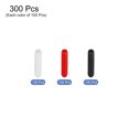 thumbnail image 3 of Unique Bargains 300pcs Rubber End Caps 1.5mm ID Vinyl Round Tube Bolt Cap Cover Screw Thread Protector Black, Red, White, 3 of 4