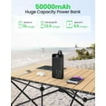 thumbnail image 2 of TEMOGU-Power Bank Fast Charging 50000mAh - 22.5W Portable Charger Huge Capacity External Battery Pack USB C Quick Charge with 4 Outputs & 3 Inputs LED Display Huge for iPhone, Samsung, iPad etc (Blac, 2 of 4
