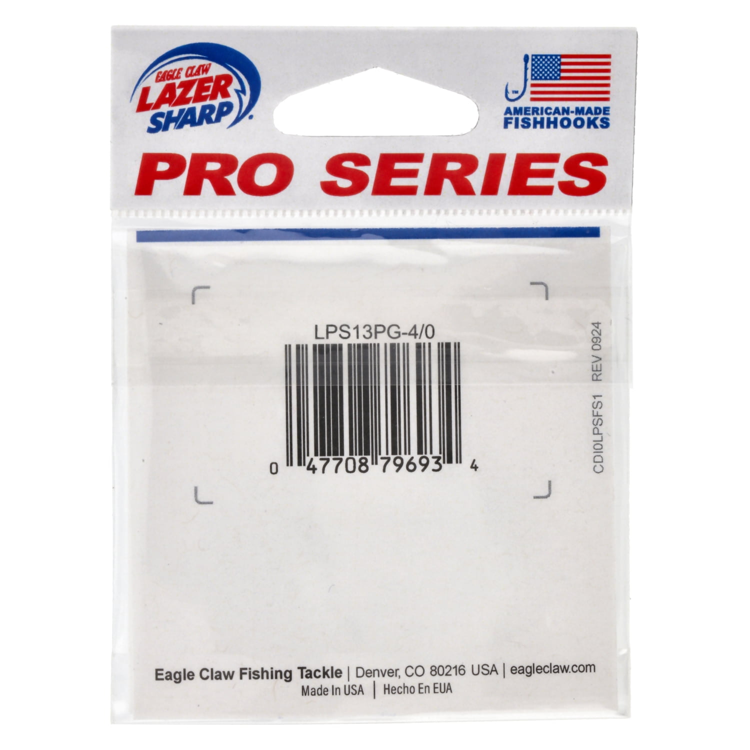 (2 pack) Lazer Sharp Pro Series Heavy Wire Flipping Hook – Molded Keeper – Size 4/0 - 5 Pack - Black