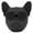 Frosted Black, variant on 5.3 Inch Bluetooth Bulldog Speaker - Wireless Dog Head Speaker - Portable Bluetooth Stereo Speaker - Stereo Subwoofer, Cool Styling - for Personalized People, Home Parties