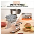 thumbnail image 5 of Commercial Burger Press, 6 Inch Patty Maker - Stainless Steel, 1000 Patty Papers Included, Heavy Duty Meat Forming Machine for Restaurants & Kitchens, 5 of 7