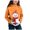 Orange, variant on Little Girl Hoodies Children's Long Sleeved Fashion Christmas Print Hoodie Top Trendy Fall Outfits Size 6-7T ,Orange