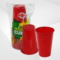 thumbnail image 2 of 12 OZ Plastic Red Cups Value Pack Of Disposable Party Cups Party Cups Wine Cups, 2 of 11