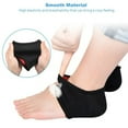 thumbnail image 6 of Eosunjian Plantar Fasciitis Spurs Socks Pain Relief Heel Pads Men Women Foot Care Inserts (Black), 6 of 8