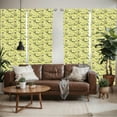 thumbnail image 2 of Ambesonne Avocado Window Curtains, Ripe Avocado Slices, Each 28" W x 84" L, Green Pale Green Brown, 2 of 5