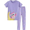thumbnail image 1 of Ensemble de Pyjama pour Fille, Doux et Confortable, Vêtement de Nuit, Pyjama à Motif, Taille 4 à 14 Ans, 1 of 5