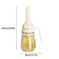 thumbnail image 3 of TIMIFIS Kitchen Cleaning Wipes Oil Brush High Temperature Counteractive Oil Brush with Bottle Kitchen Pancake Barbecue Baking Food Grade Integrated Glass Oil Brush Bottle Kitchen Gadgets, 3 of 8