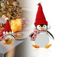 thumbnail image 2 of Christmas Penguin Candy Jar Buddy, Penguin Cookie Jar with Removable Hat & Scarf, Cute Candy Jars for Christmas Storage, Xmas Gift Winter Home Decor (Red), 2 of 4