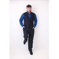 thumbnail image 4 of COOFANDY Men Lightweight Suit Vest Tweed Vest for Business Wedding Party Prom, 4 of 7