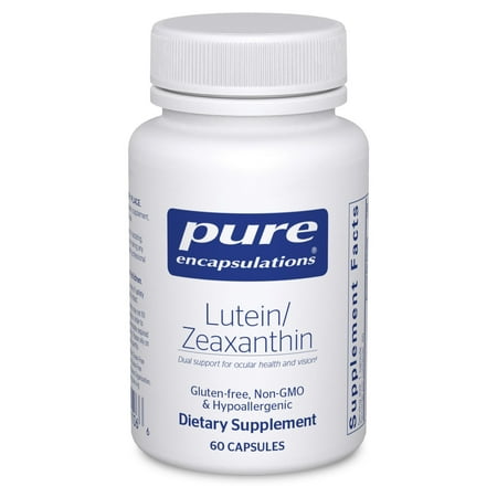 Pure Encapsulations Lutein & Zeaxanthin - Supports Overall Vision* - Maintains Macular Pigment & Eye Health* - Antioxidant Support* - Vegan-Friendly & Non-GMO - 60 Capsules