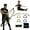 Green, variant on Gorilla Bow Original Portable Home Gym Resistance Bands and Bar System for Travel, Fitness, Weightlifting and Exercise Kit, Full Body Workout Equipment Set (Original Bow, Green, Base Bundle)