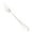 Silvery A, variant on Giunmcul Stainless Steel Dinner Fork Pair Couples Valentines Tableware Engraved Gift For Husband Wife Kitchen 21cm Unique Long Handle