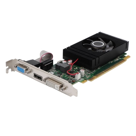 Rupoun Desktop Gaming Graphics Card GT750 4GB DDR3 High Definition Video VGA DVI HDMI Ports 128-Bit Cooling Fan Low Profile PCIe 3.0 X16 Computer GPU