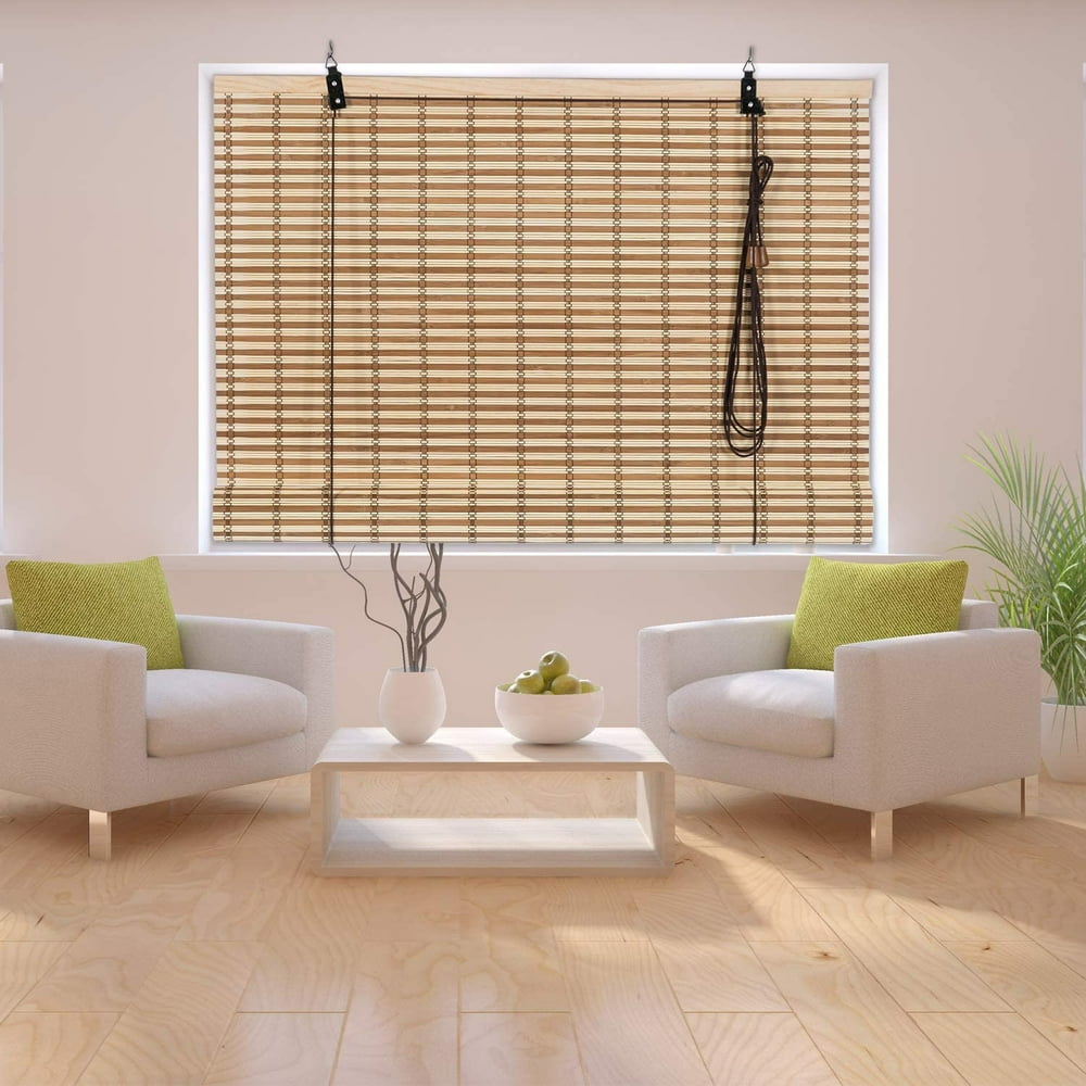 N A Bamboo Wooden Roll  Up  Blinds  Window Sun Blade 