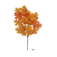 thumbnail image 2 of Artificial Maple Leaf Bouquet, 2-Pack 16.93in Decorative Fall Foliage Sprigs for Halloween and Thanksgiving Home Tabletop Decor, 2 of 6