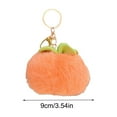 thumbnail image 4 of Gallickan Keychain, Persimmon Shaped Plush Pendant, Creative Doll Accessory for Bags and Keys, Cute Gift for Daily Use and Decorative Purposes, Orange, 4 of 7