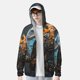 thumbnail image 2 of Balery Steampunk Mechanical Butterfly Sudadera ligera de manga larga con capucha y protección solar UPF 50+ para hombre y mujer, ideal para pesca y running-Small, 2 of 7
