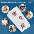 thumbnail image 3 of SHINYPASING 10Pcs Embroidered Bookmark White Polyester Blanks for Crafting Enthusiasts, 3 of 6