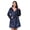 XINGX Blue, variant on Flannel Bathrobe Plus Size Thick Warm Long Sleeve V Neck Cardigan Robe for Home and Outdoor Winter Wear 1XL to 5XL
