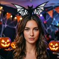 thumbnail image 4 of Halloween Bat Ear Headband Felt Accessory B 1pc, 4 of 5
