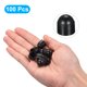 thumbnail image 4 of Cubiertas de protección de tuerca de domo de plástico Uxcell, tapa de tuerca M6 negra, paquete de 100, 4 of 5