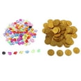 thumbnail image 3 of HILABEE Pirate Gemstones with Plastic Gold Coins Pirate Party Set Toy Set - B, 3.5cm B, 3 of 8
