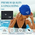 thumbnail image 4 of imerelez Large Swimming Cap for Men and Women - Specially Designed for Very Long, Thick Curly Hair and Braids, Keeps Hair Dry, 4 of 7