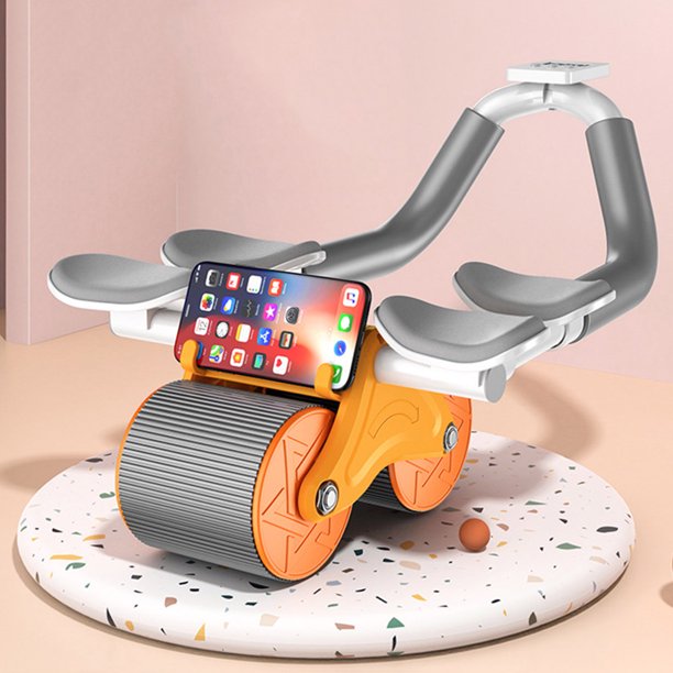 Abdomen Roller Antideslizante Abdominal Ejercicio Rodillo Rebote automático para gimnasio en casa