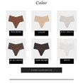 thumbnail image 5 of Scacto 6pcs Women High Waisted Thong Underwear Seamless Thongs for Women Tummy Control Thong Soft No Show Panties, 5 of 5