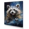 thumbnail image 2 of Designart "Boisterous Raccoon Wash" Bathroom Wall Decor, 2 of 7