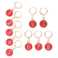 thumbnail image 5 of ETHZZLE Stitch Markers For Knitting 1 Set Red Round Small Numbered Marking Storage Craft Projects Beginners, 5 of 8