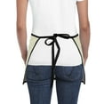 thumbnail image 4 of Men Women Aprons with Pockets Work Waist Apron Linen Half Apron, 4 of 6