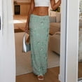 thumbnail image 3 of Falda larga SOOKABEILA con bordado floral de lentejuelas para mujer, 3 of 6