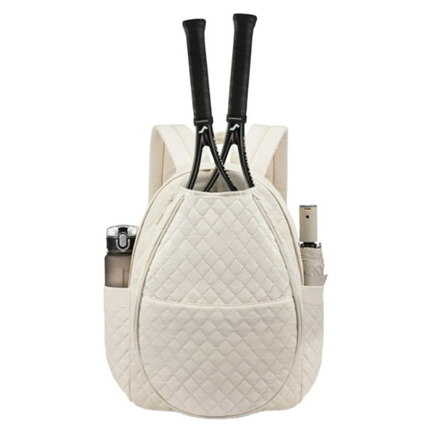 Mochila Tenis Acolchado para Hombres Y Mujeres (beige)