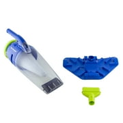 Water Techs Pool Blaster Speed Vac Turbo لاسلكي قابل للشحن محمول ، حمام سباحة ومكنسة كهربائية مع قطب حمام مقطعي