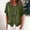 Army Green, variant on 2026 Summer Women's Asymmetric Button Front Blouse, Round Neck Short Sleeve Casual Solid Color Top with Split Hem for Everyday Wear and Vacation