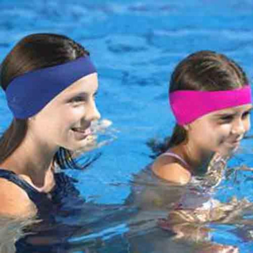 Swim Headband Pink girls  Kids Ear Cover Water Swimming 1yr-5yrs 