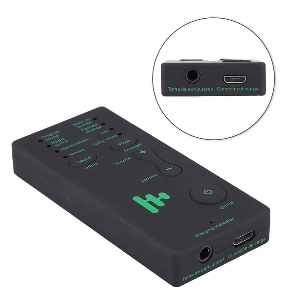 Cambiador De Voz, Tarjeta De Sonido Del Teléfono Cambiador De Voz Con Cara Fantasma Cambiador De Voz Para Adultos Mini Cambiador De Voz Para Teléfono Móvil PC Teléfono Tarjeta