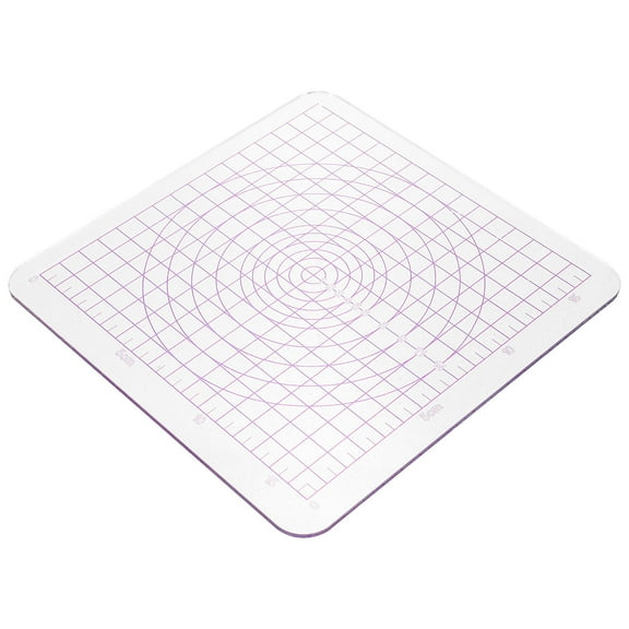 KALLORY DIY Clay Pressing Tools Acrylic Board for Polymer Clay Crafting White Color Lightweight and Durable 9.84x7.87 Inches