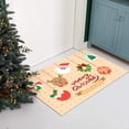 thumbnail image 1 of QTOCIO Paillasson de Noël Intérieur Extérieur Tapis d'Entrée Décoration Antidérapant Absorbant, 1 of 8