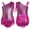 Hot Pink, variant on YiZYiF Kids Girls Metallic Gymnastics Ballet Dance Leotard Sparkly Sequins Tassels Mermaid Bodysuit Blue 6