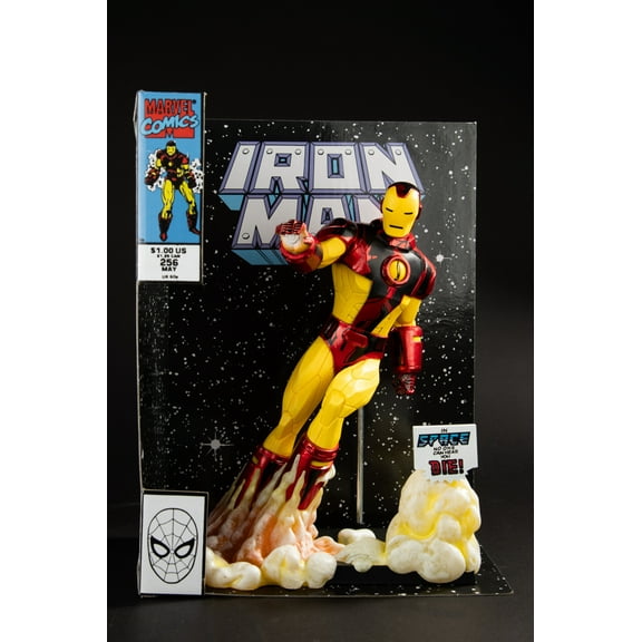 Iron Man (Iron Man #256) 1:6th Scale Collectible Figure w/Scene & Comic - McFarlane Toys