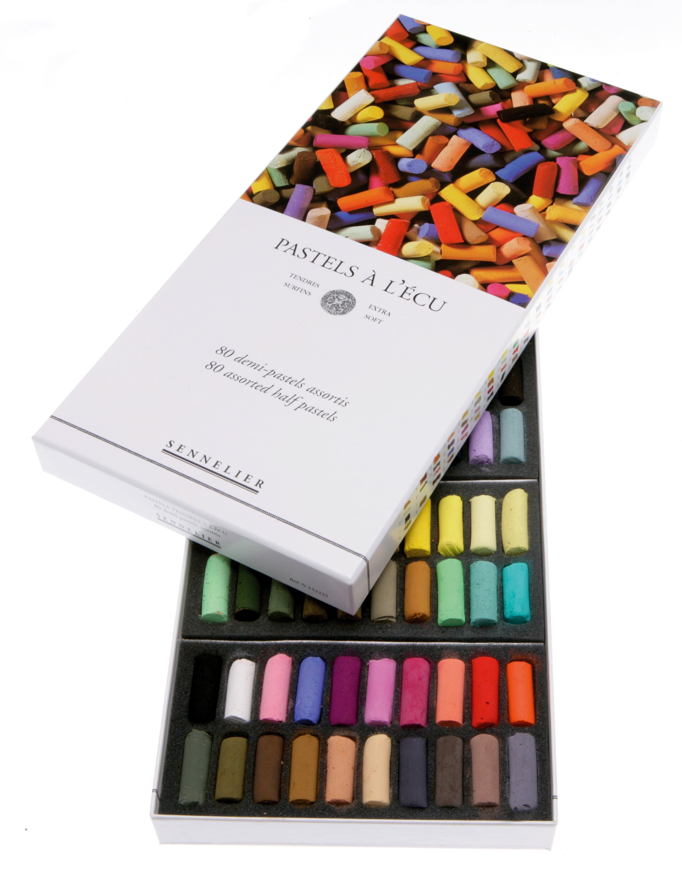 Sennelier Extra-Soft Pastel Half Stick Set, 80-Colors 