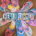 thumbnail image 2 of Vintage Hello Summer Metal Tin Signs Street Signs Man Cave Wall Decor 16 x 4 Inches, 2 of 5