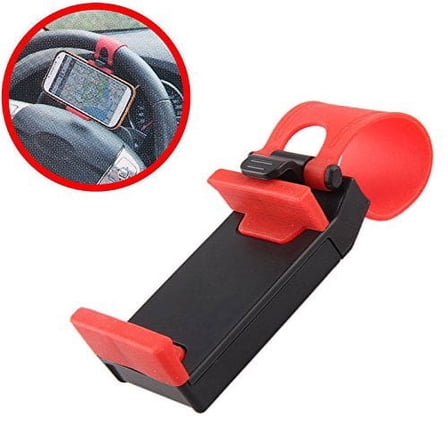 Car Mount Steering Wheel for iPhone 15/16/Plus/Pro/Pro Max/16e - Holder