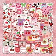 100Pcs Cartoon Kawaii Pink Cute Fruit Lik Lol6431