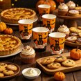 thumbnail image 4 of 10 Pcs Halloween Black Cat Paper Cups, Spooky Disposable Drinkware for 10 Guests, Pumpkin Bat Party Supplies for Halloween Birthday School Events, 4 of 6